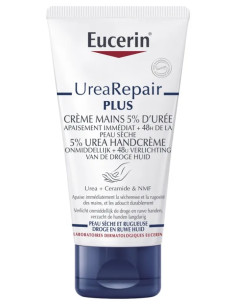 Eucerin urearepair plus crème mains 5% d'urée 75 ml