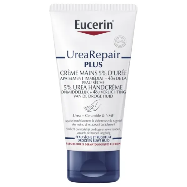 Eucerin urearepair plus crème mains 5% d'urée 75 ml
