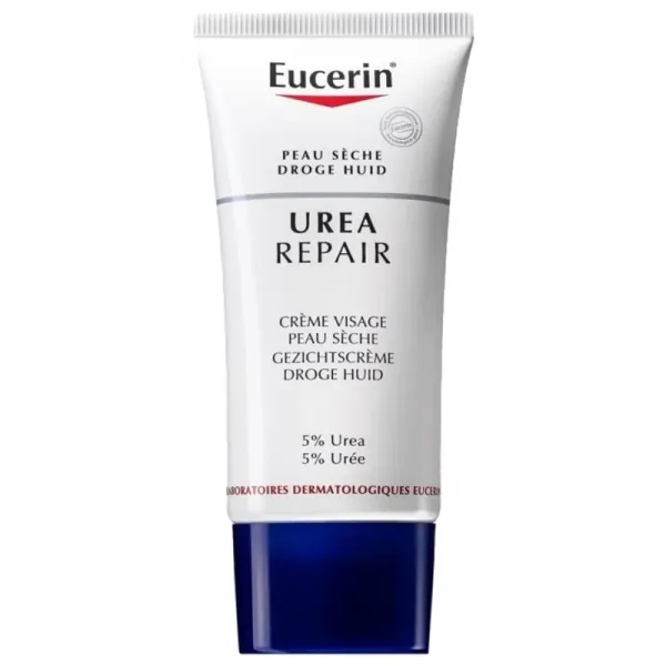 Eucerin urearepair crème visage peau sèche 5% d'urée 50ml