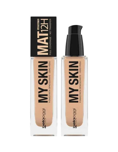 My Skin Mat 12H Bellaoggi — Fond de teint fluide mat 003 Warm Beige — 30 ml