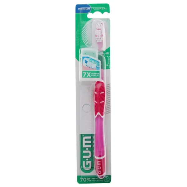 Gum brosse à dents technique pro medium 528 rose