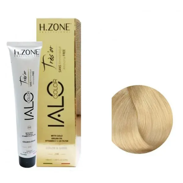 Coloration ialo trés'or blond platine 10.0 sans ammoniaque 100 ml -h-zone