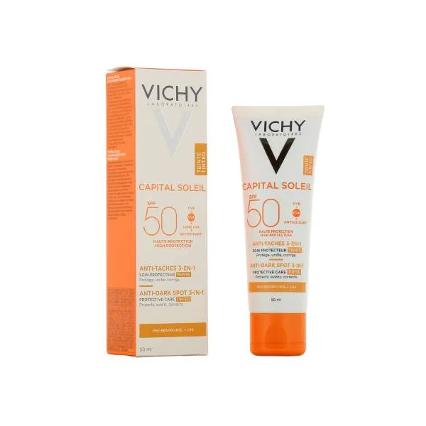 Vichy Capital soleil spf50+ anti-taches teinté 3en1 50ml