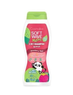 Cosmaline Soft Wave Kids Shampooing 2 en 1 Fraise 400 ml