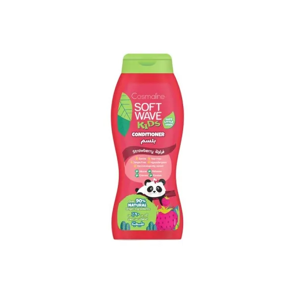 Cosmaline soft wave kids après shampooing fraise 400ml