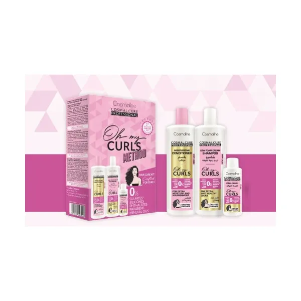 Cosmaline cosmal cure professional kit oh my curls method