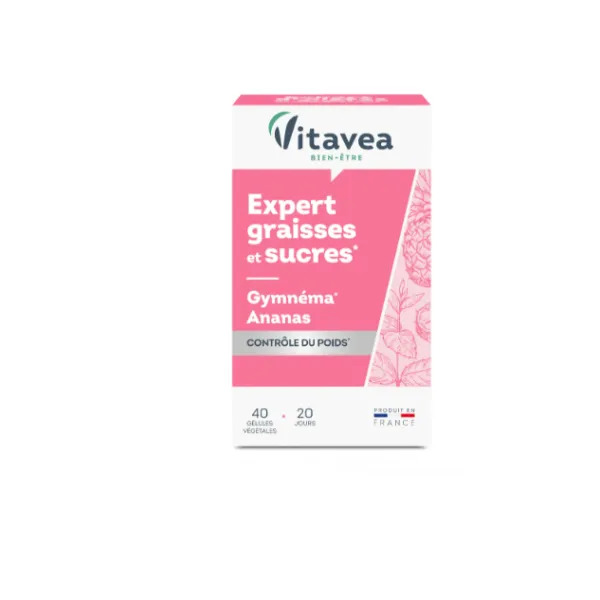 Expert graisses et sucres 40 gélules - Vitavea