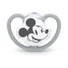 Nuk sucette en silicone space Disney Mickey 0-6M gris