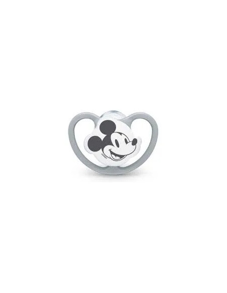 Nuk sucette en silicone space Disney Mickey 0-6M gris