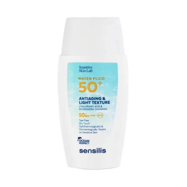 Sensilis sensitive skin water fluid invisible spf50+ 40ml