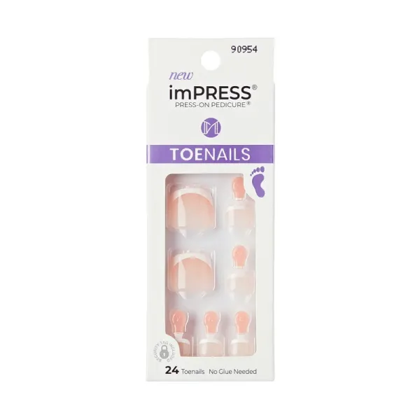 Faux ongles impress Press-on Pedicure Nails IMT03Y2 - Renaissance - kiss new york