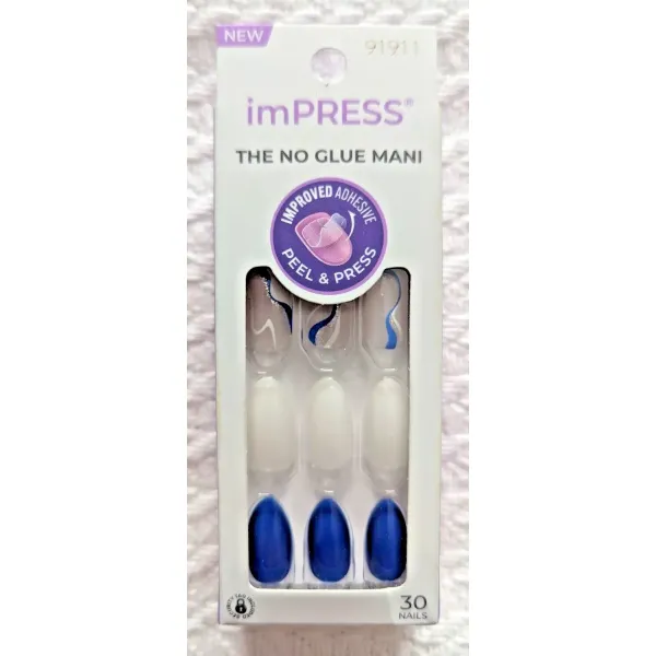 Faux ongles impress press-on manicure -  IMM46C - Free Soul - kiss new york