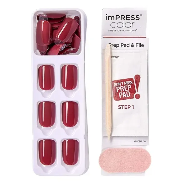 Faux ongles impress press-on manicure -  KIMC012C - Espress(y)ourself - kiss new york