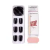 Faux ongles impress press-on manicure -  KIMC020C - All Black - kiss new york