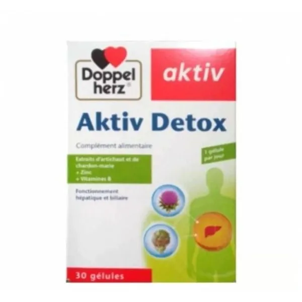 Activ Detox 30 Gélules -Doppel herz