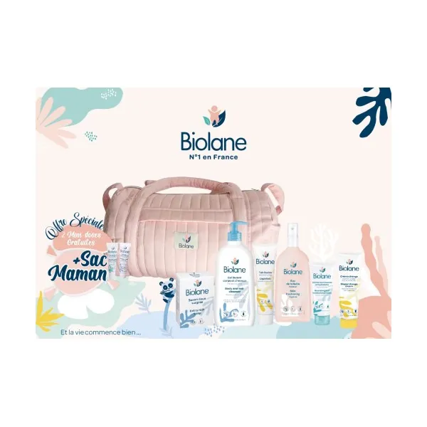 Biolane  Sac Maman Matelasse : Rose