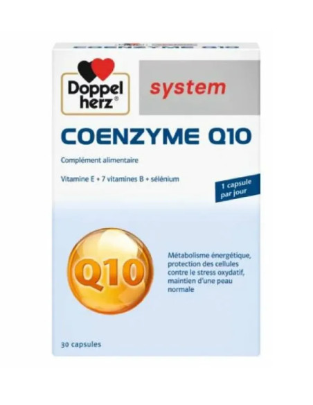 Doppelherz System Coenzyme Q10 – 30 capsules | cosmetique.tn