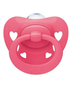 Nuk sucette signature avec boîte 6-18 mois N-rose | cosmetique.tn