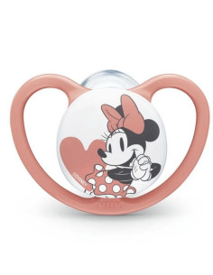 Nuk sucette en silicone space Disney Mickey 0-6M rose