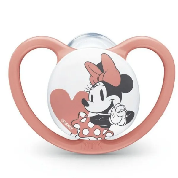 sucette en silicone space Disney Mickey 6-18M rose - Nuk