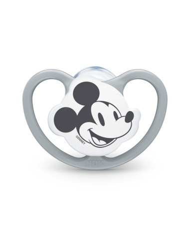 Sucette NUK Space Disney 6–18 mois — Mickey, grise
