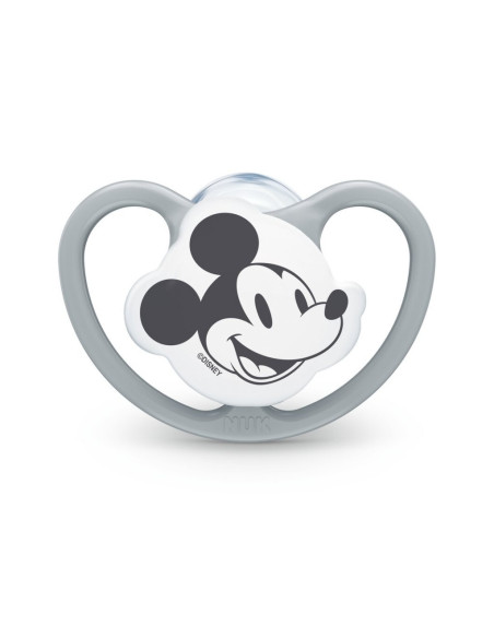 Sucette NUK Space Disney 6–18 mois — Mickey, grise