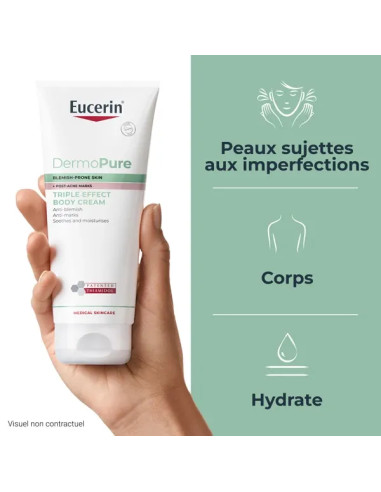 DermoPure Crème corps Triple Action - Eucerin | cosmetique.tn