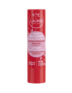 Soin des lèvres grenadine pailleté stick 4 g – Laino