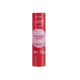 Laino - Soin des lèvres stick 4g Grenadine Pailleté