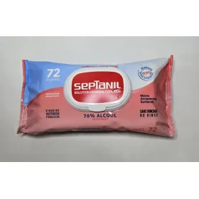 Septanil lingettes Désinfectante Hydroalcoolique -72 pièces