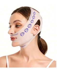 Ceinture de levage du visage – masque menton sculptant pour mâchoire et double menton