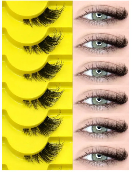 Groinneya-9 Paires De Faux Cils Naturels