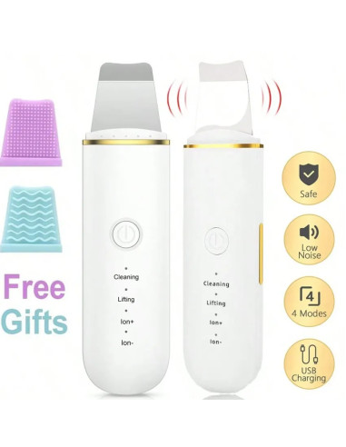 Appareil  de nettoyage cutané à ultrasons pour le visage