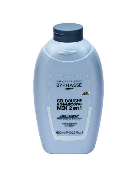 Byphasse - Gel Douche-Shampooing 2 En 1 Urban Swing Men - 600ml