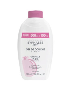 Byphasse Gel de douche grenade rose 600 ml