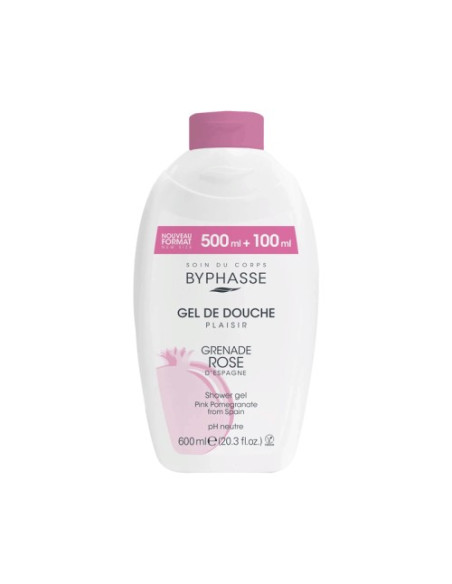 Byphasse- Gel De Douche Grenade Rose - 600 ml