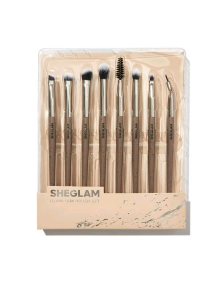 SHEGLAM Ensemble De Pinceaux De Maquillage Glam Fam