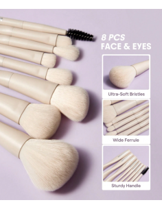 Sheglam Kit De Pinceaux Pro Core 8 Pièces
