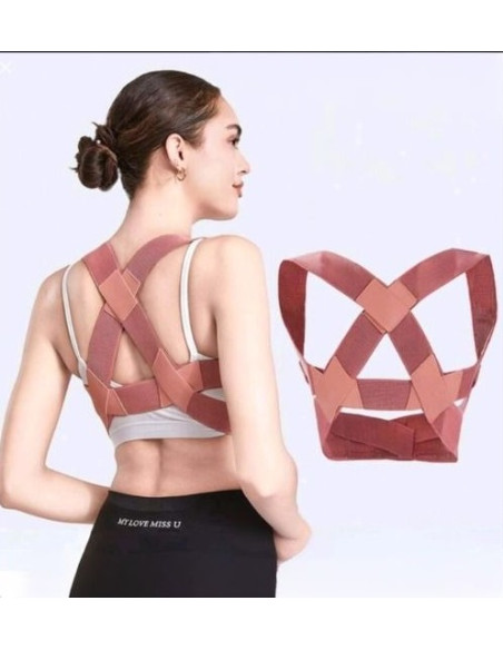 Correcteur de Posture pour le Dos et les Épaules – Ceinture de Maintien Redresse-Dos