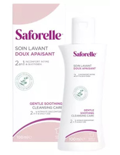 Soin lavant doux peaux sensibles ou irrités 100ml -saforelle | cosmeti