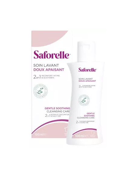 Soin lavant doux peaux sensibles ou irrités 100ml -saforelle | cosmeti