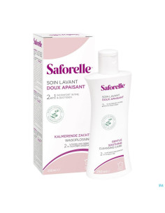 Soin lavant doux peaux sensibles ou irrités 250ml -saforelle | cosmeti
