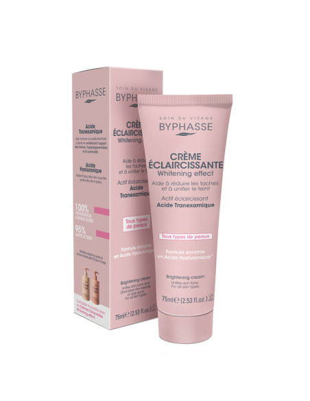 Byphasse Crème Éclaircissante Visage – 75 ml – Tous types de peaux