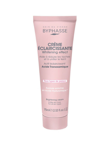 Byphasse Crème Éclaircissante Visage – 75 ml – Tous types de peaux