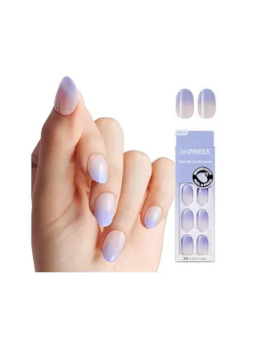 Impress Color Ombre Press On Nails Friendzone Blue IMC53C