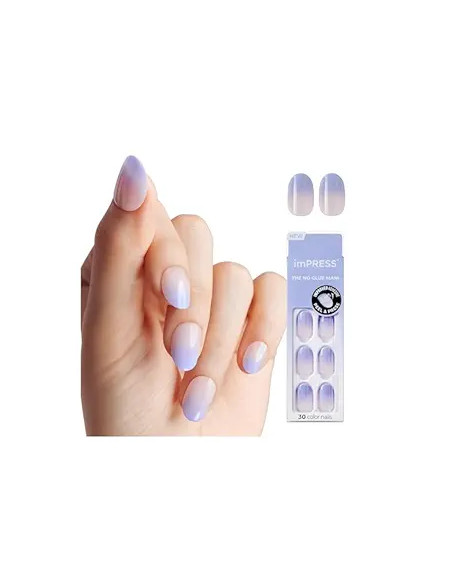 Impress Color Ombre Press On Nails Friendzone Blue IMC53C