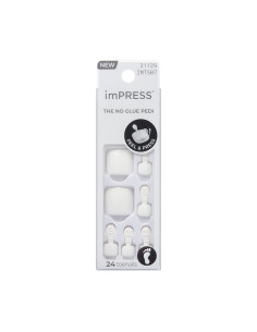 Angel Vibes IMT507C – 24 faux ongles de pied imPRESS KISS