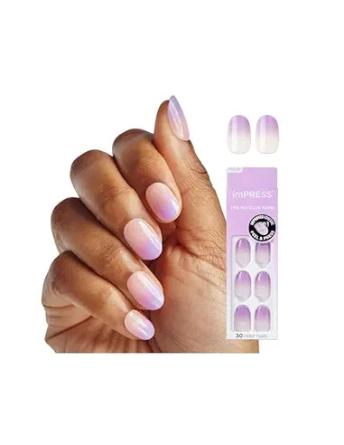 Impress Color Ombre Press-On Nails – Take A Chance (Violet) IMC52C