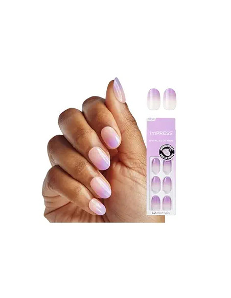 Impress Color Ombre Press-On Nails – Take A Chance (Violet) IMC52C