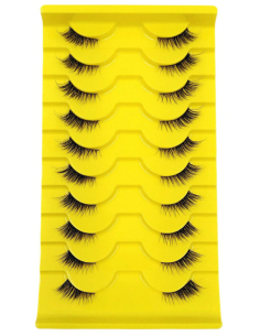 Groinneya-10 Paires De Faux Cils Naturels BYH-21